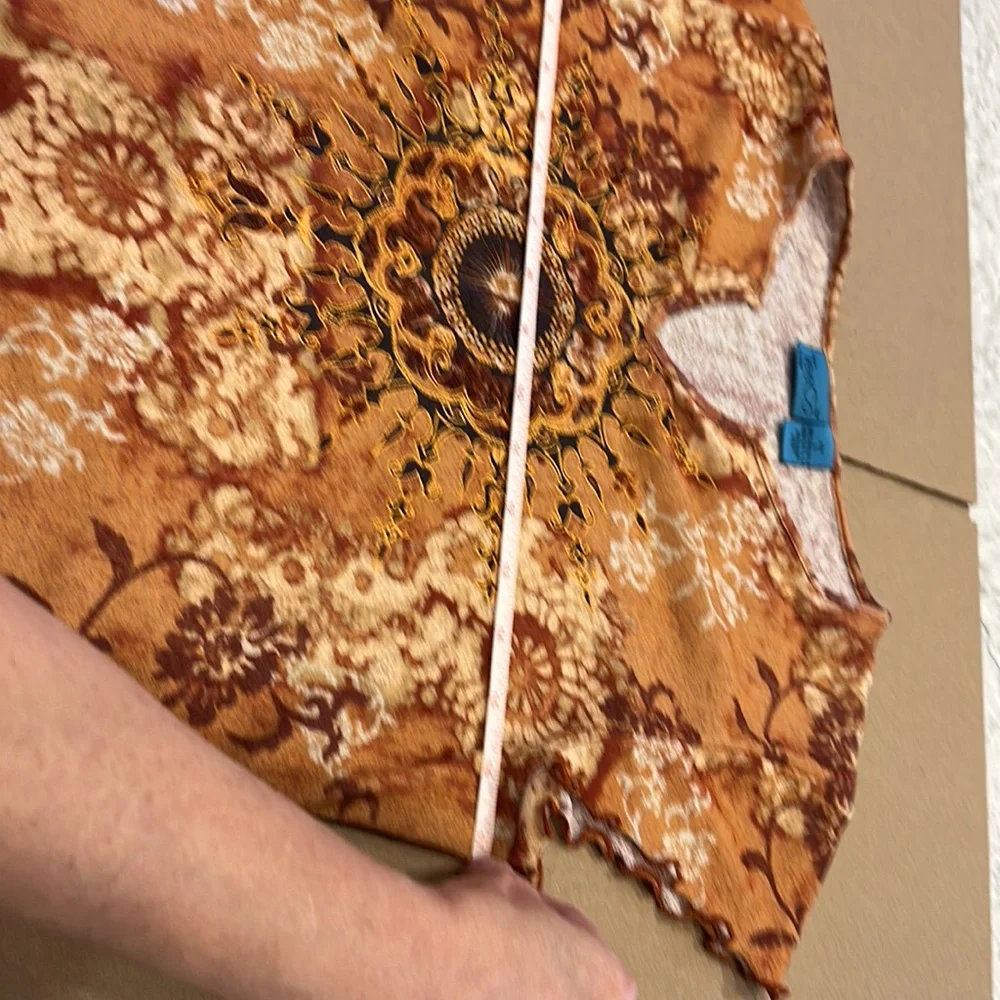 Tee Co patterned shirt L - Picture 3 of 3